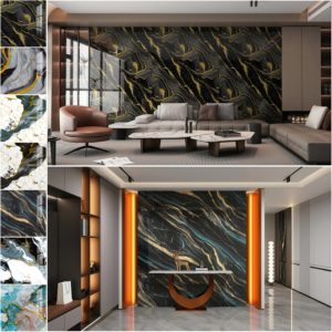 AAG7 Luxe Marble Wall Panel  120x280cm – Dark Collection